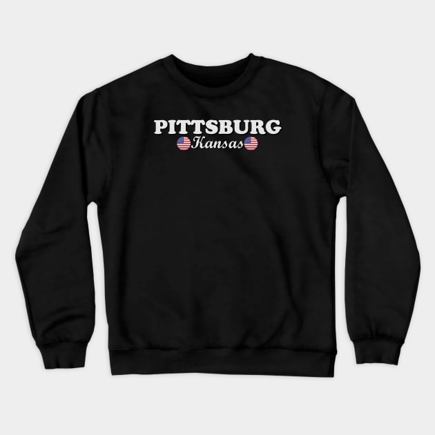 Pittsburg Kansas Crewneck Sweatshirt by Eric Okore